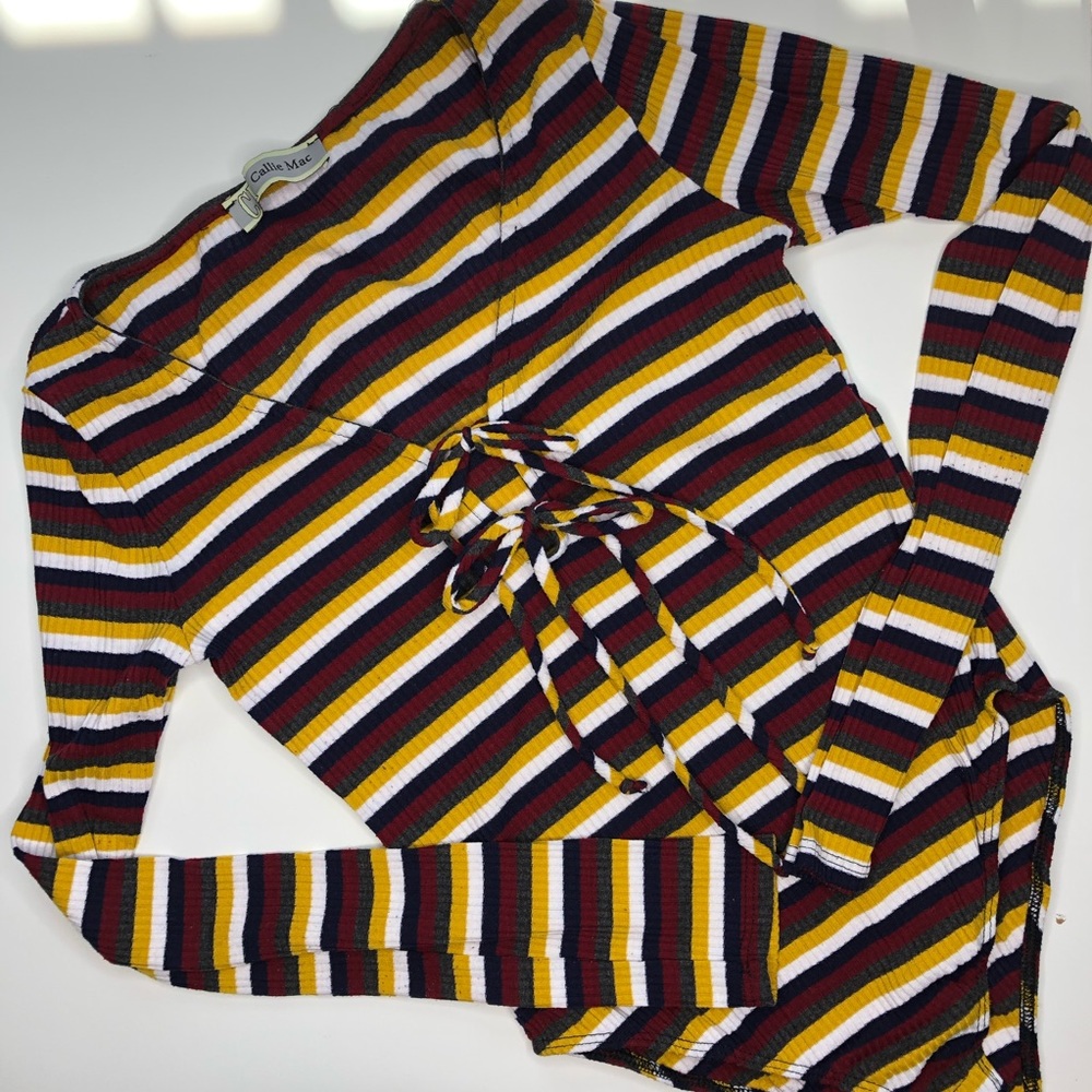 Striped Body Suit
